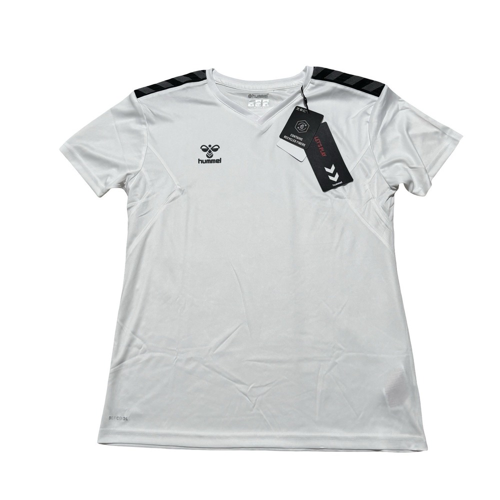 NWT Hummel Boys Short Sleeve Jersey T Shirt Size YL - 14Yrs - 18.5 x 25